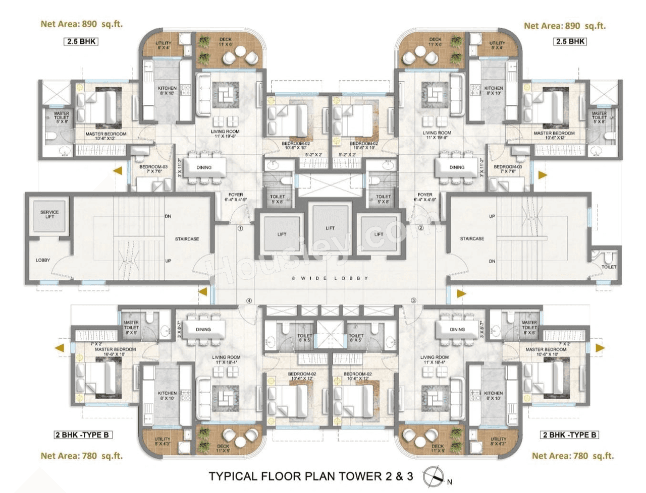 Lodha Bhandup Floor plan 1