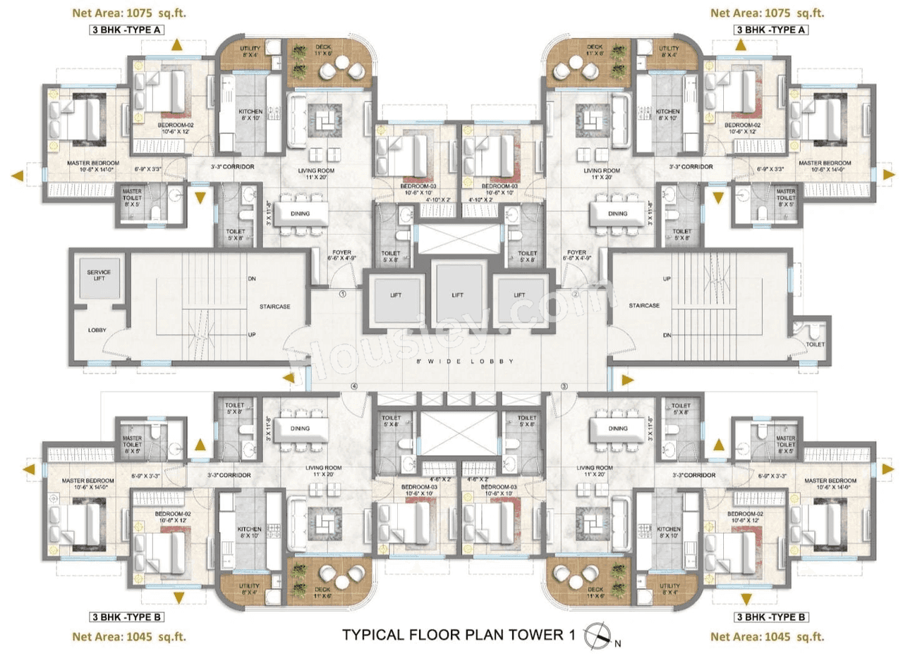 Lodha Bhandup Floor plan 3