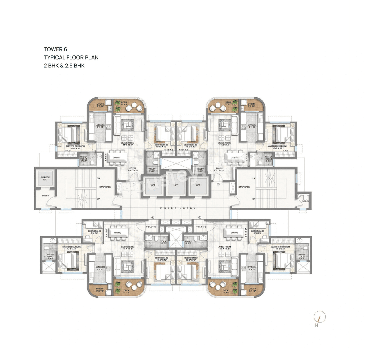 Lodha Corinthia Floor plan 1