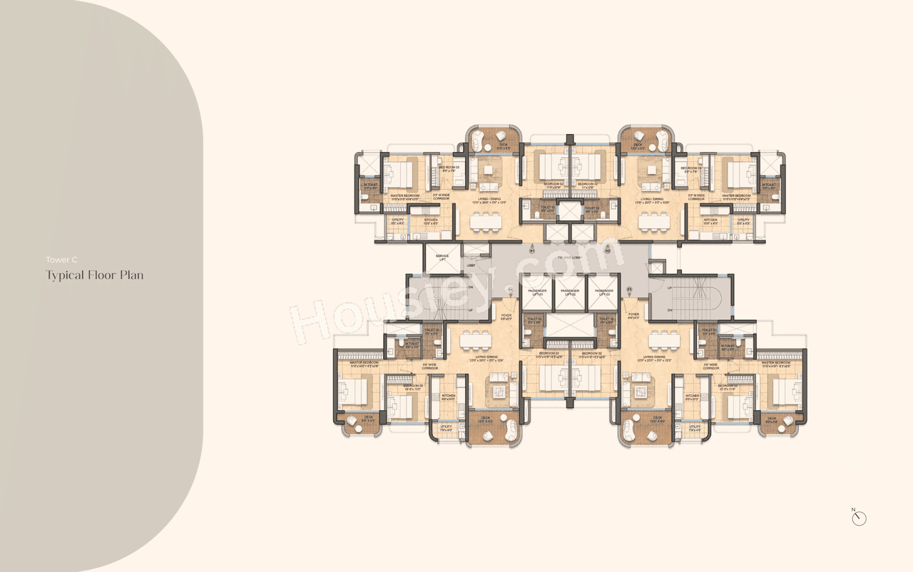 Lodha Elanza Floor plan 3