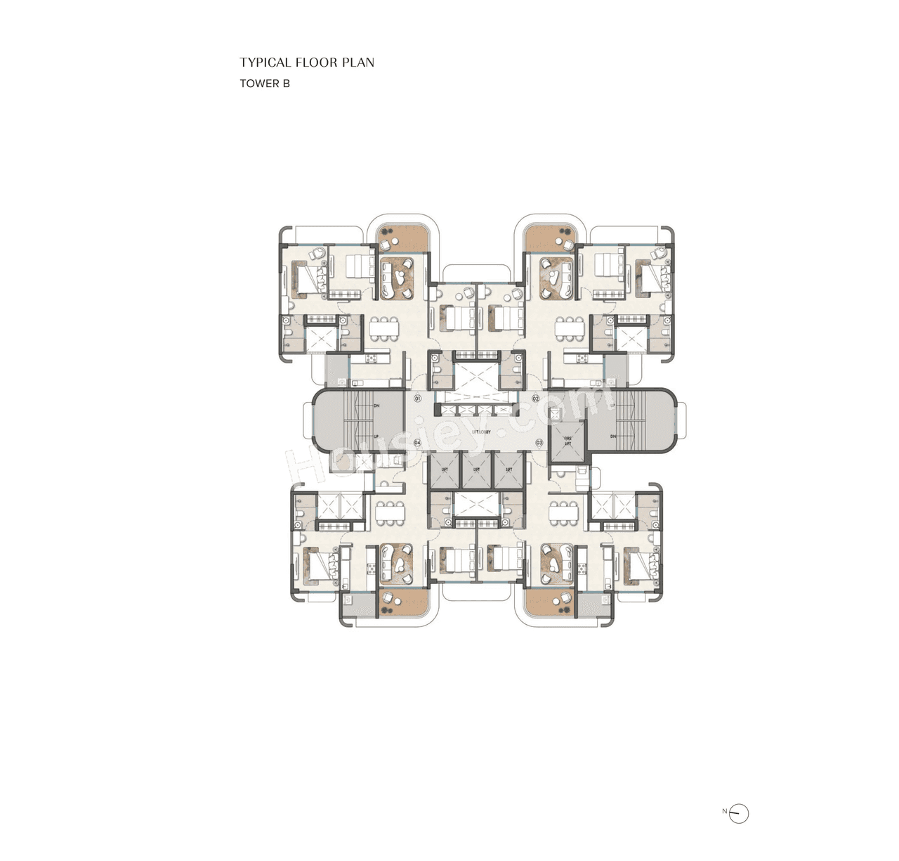 Lodha Sovrano Floor plan 1