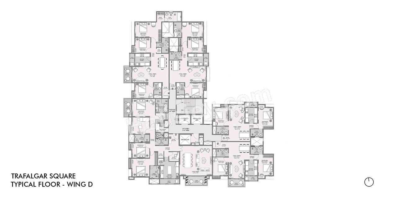 Lodha Sterling Floor plan 4