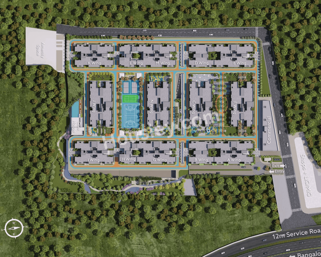 Lohia Jain One Park Place Floor plan 1