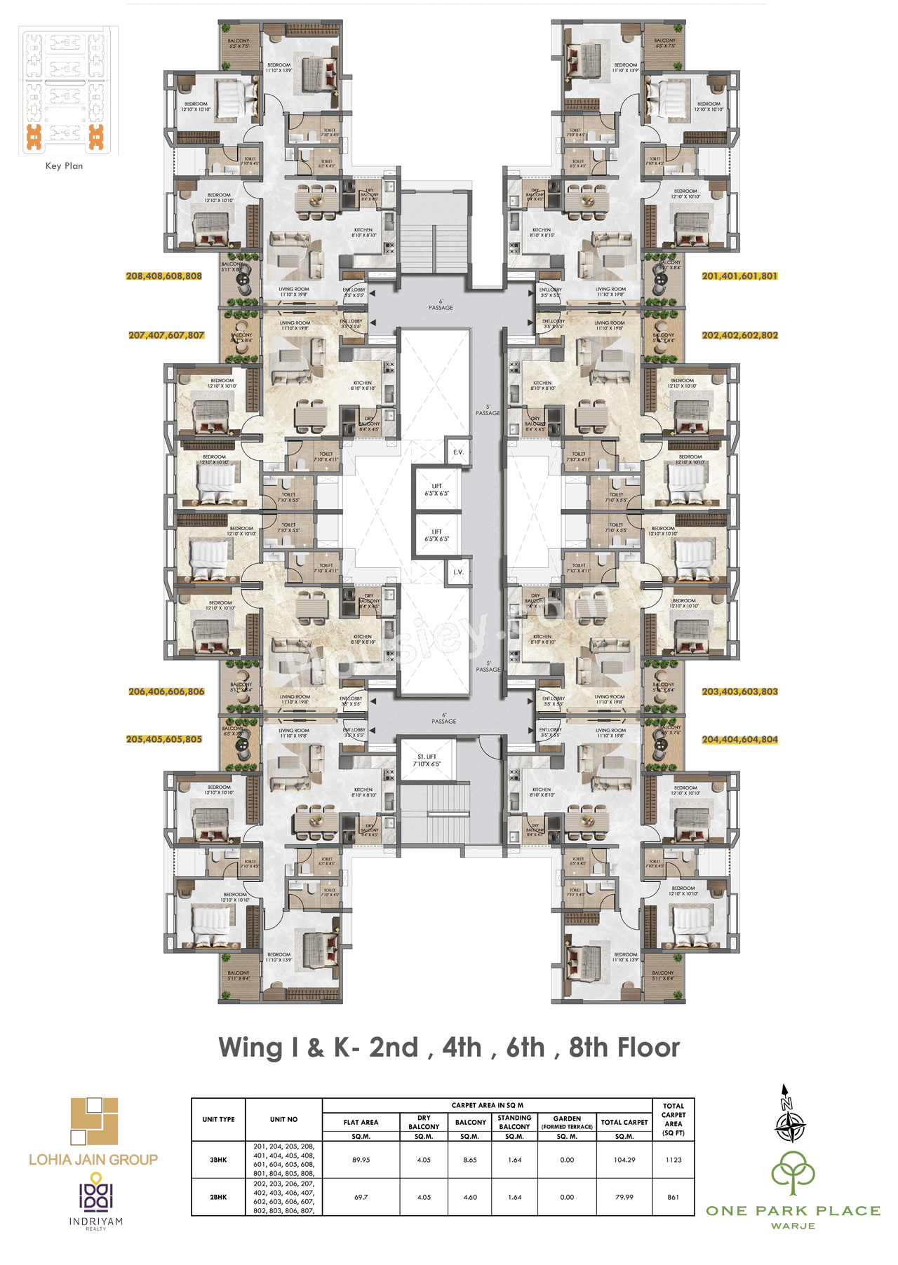 Lohia Jain One Park Place Floor plan 6