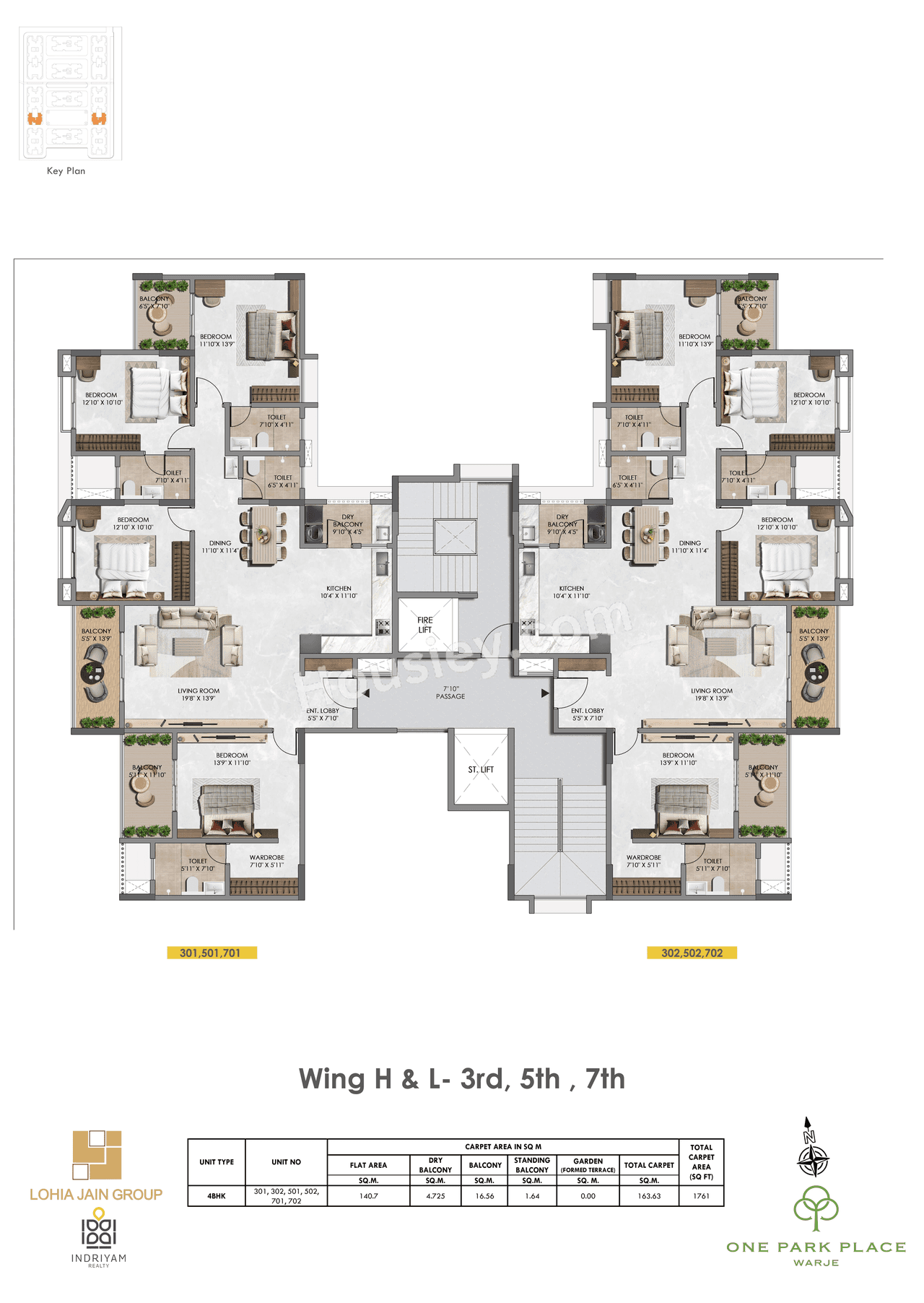 Lohia Jain One Park Place Floor plan 7