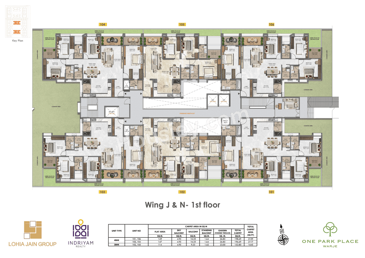 Lohia Jain One Park Place Floor plan 11