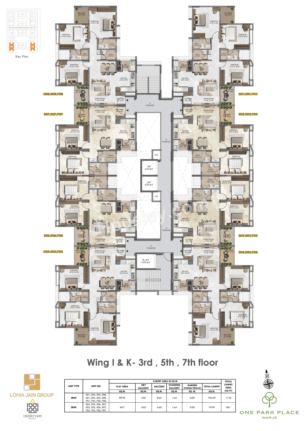 Lohia Jain One Park Place Floor plan 13
