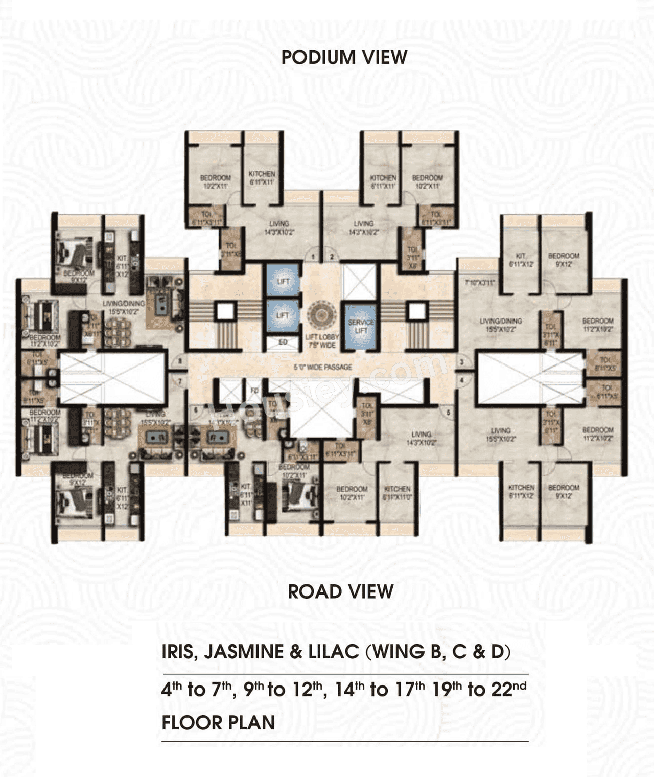 Mahaavir Exotique Floor plan 2