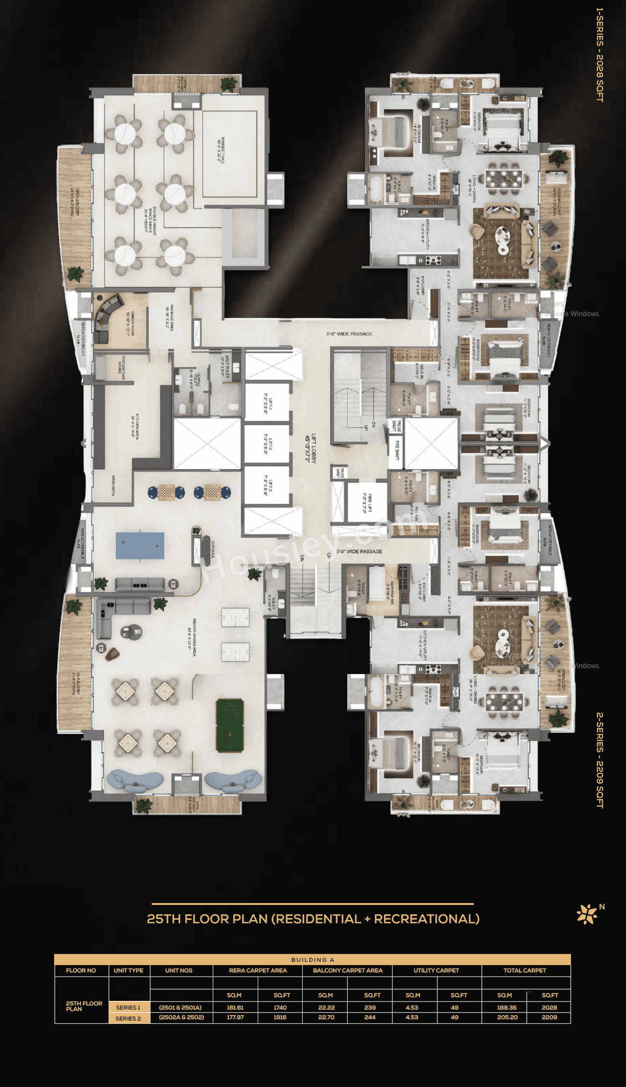 Majestique Elements Floor plan 2