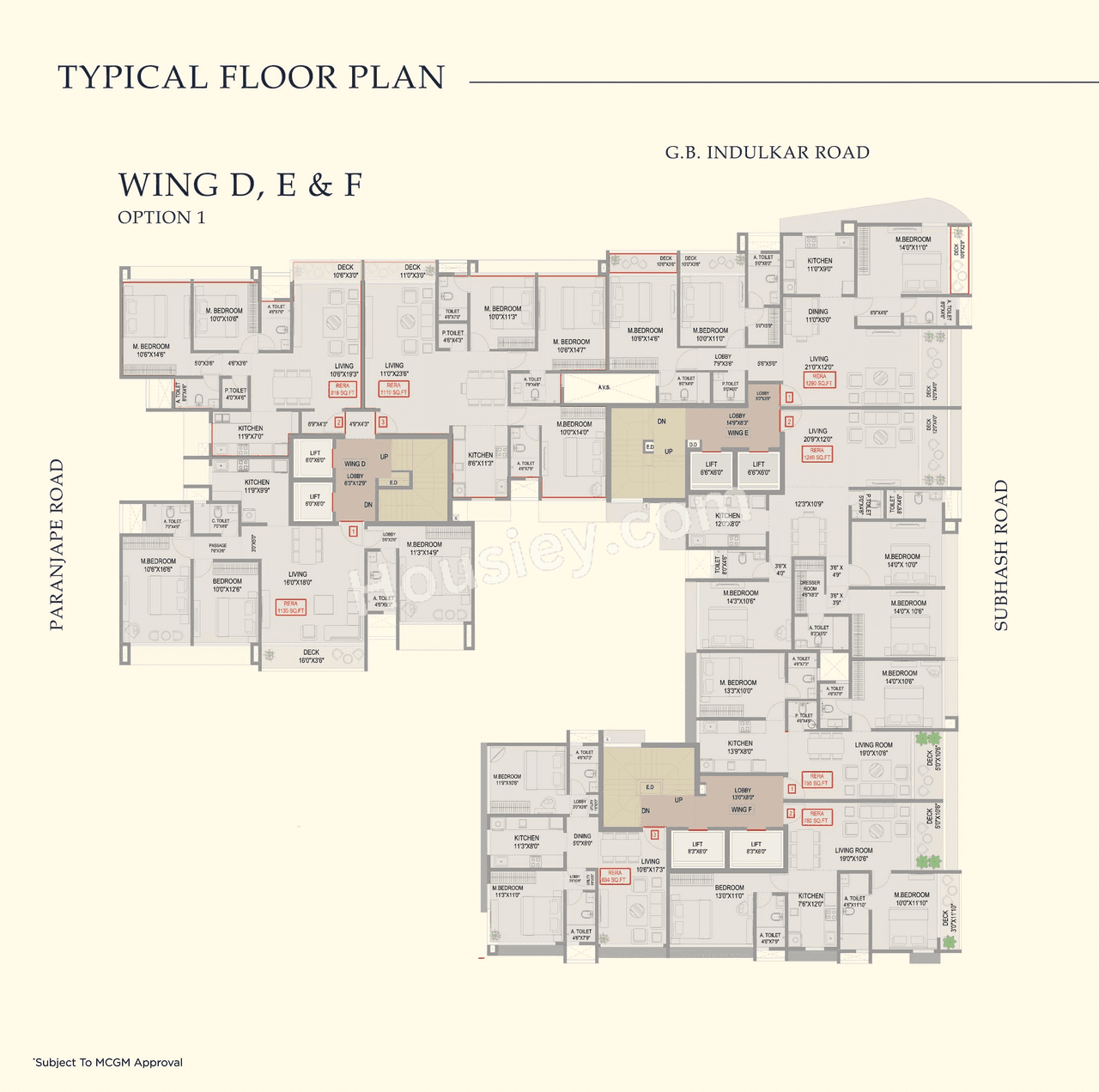Mangal Signature Floor plan 1