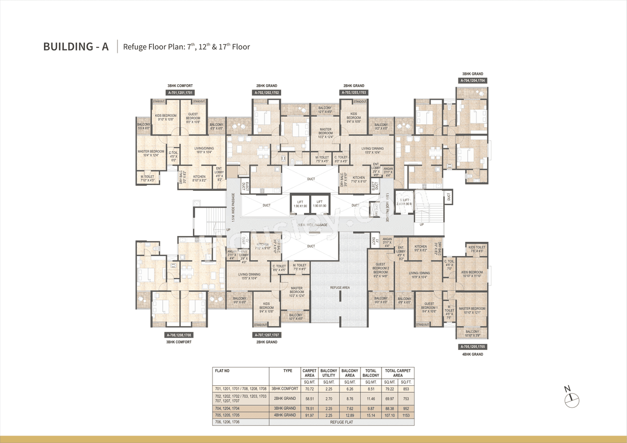 Mangalam Midas City Floor plan 2