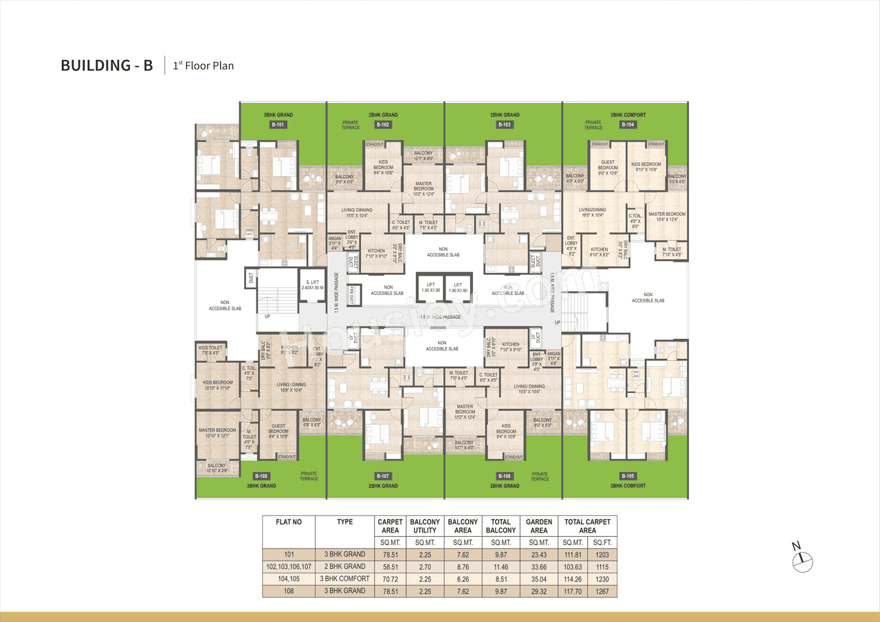 Mangalam Midas City Floor plan 4