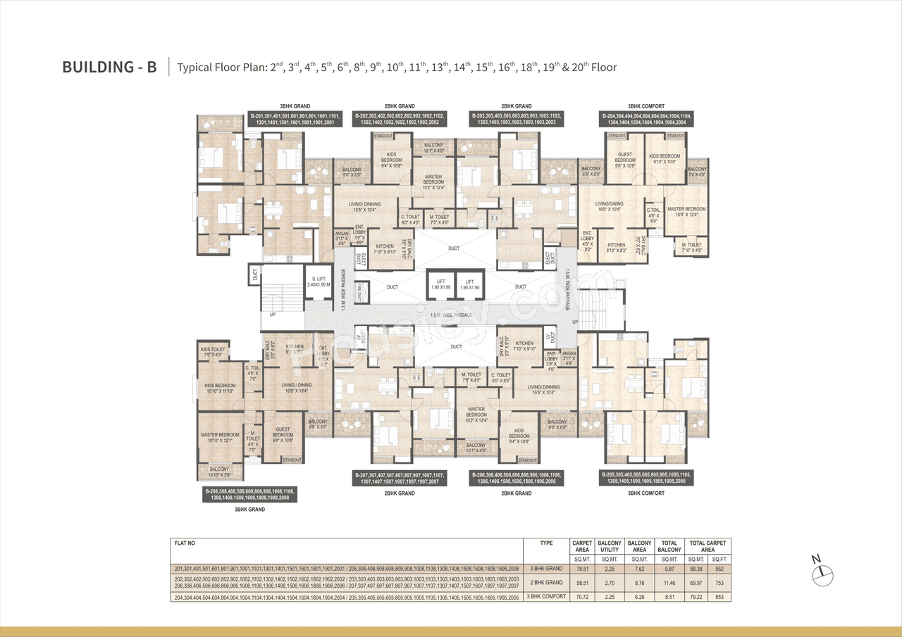 Mangalam Midas City Floor plan 6