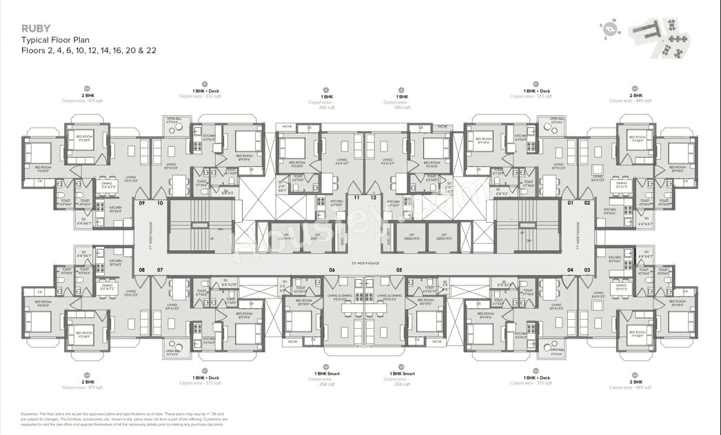 Marathon Nextown Floor plan 1