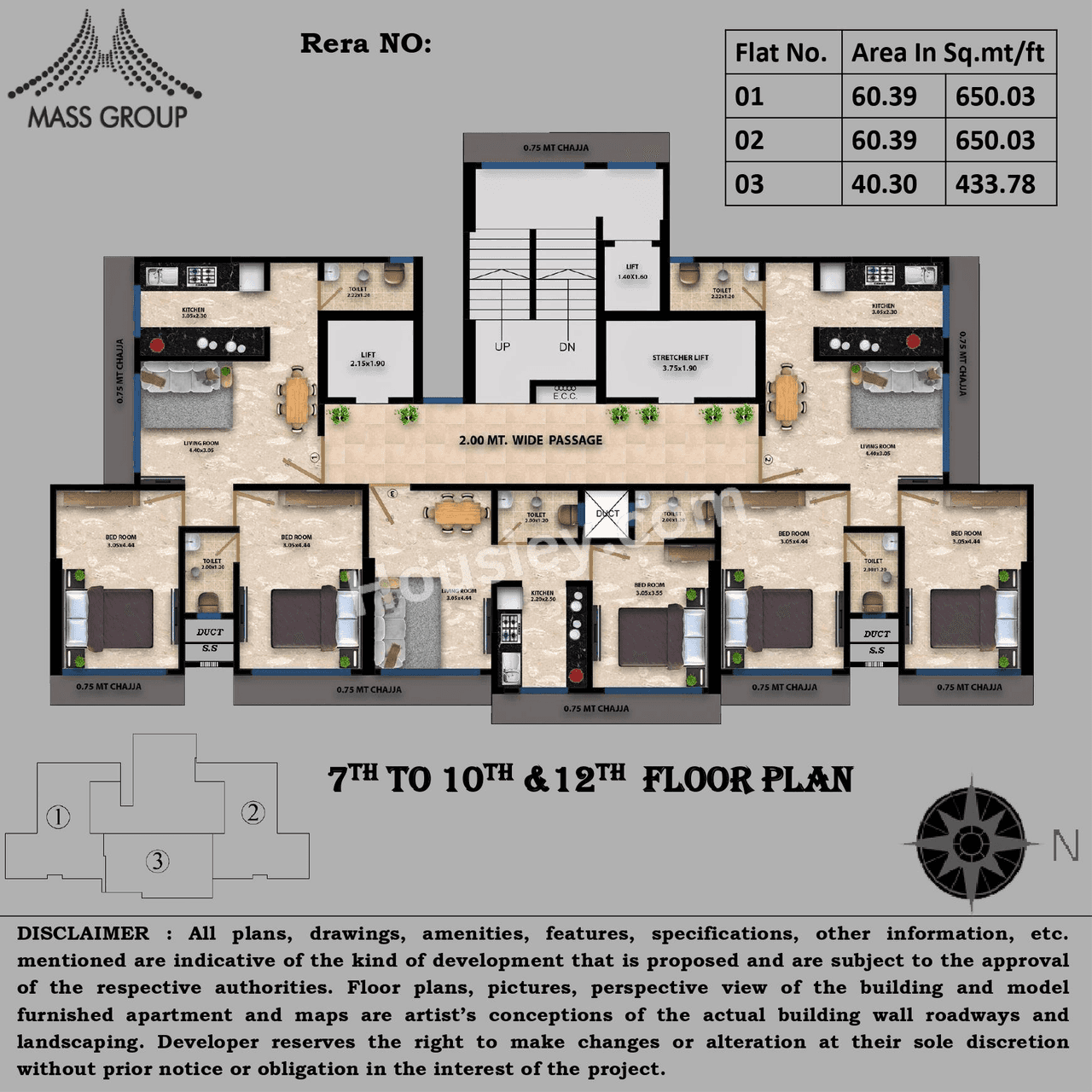 Mass Eminence Floor plan 3