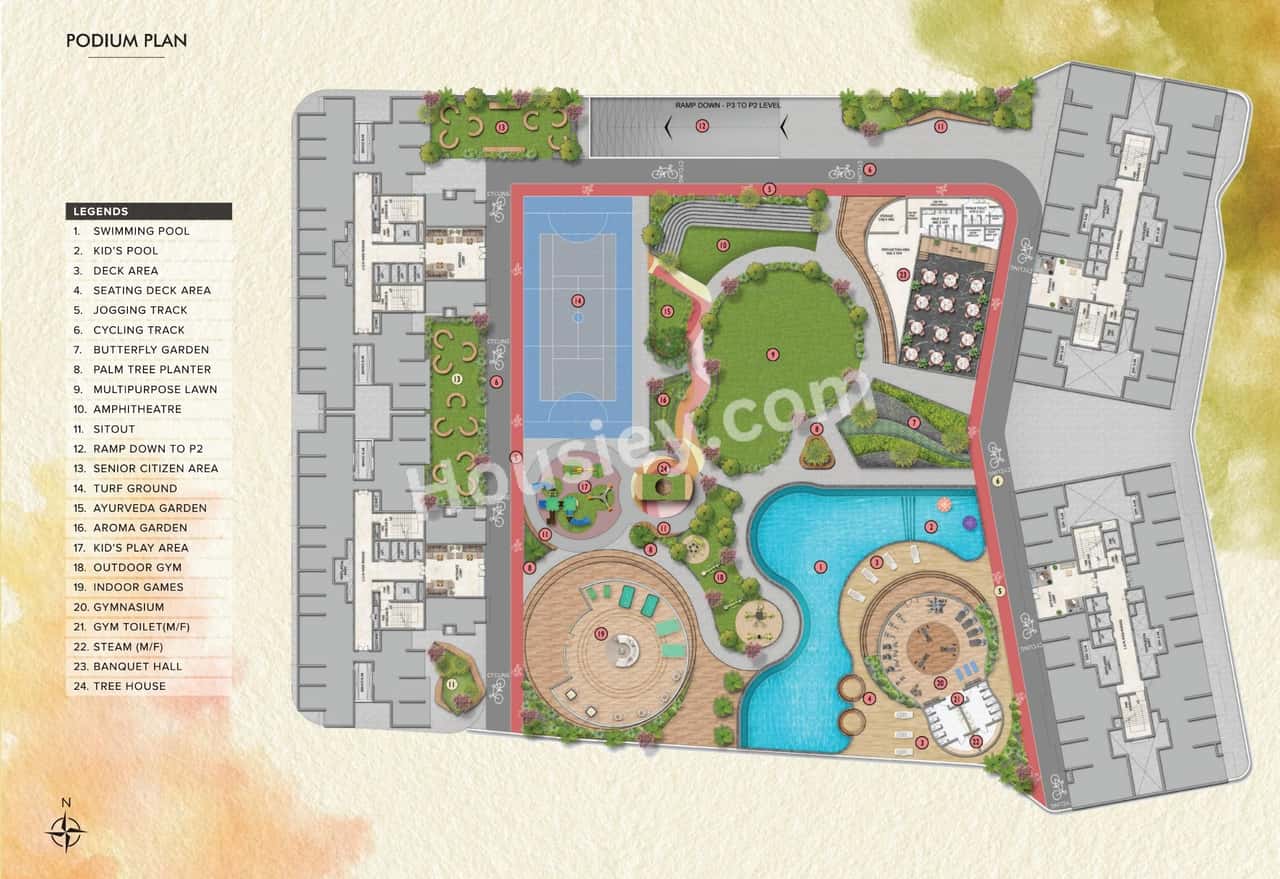 Maximus Residency Floor plan 1