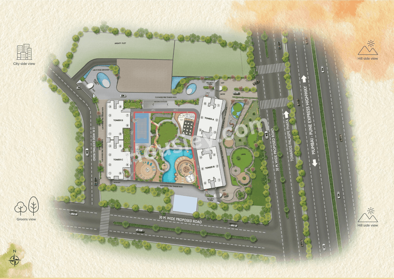 Maximus Residency Floor plan 1