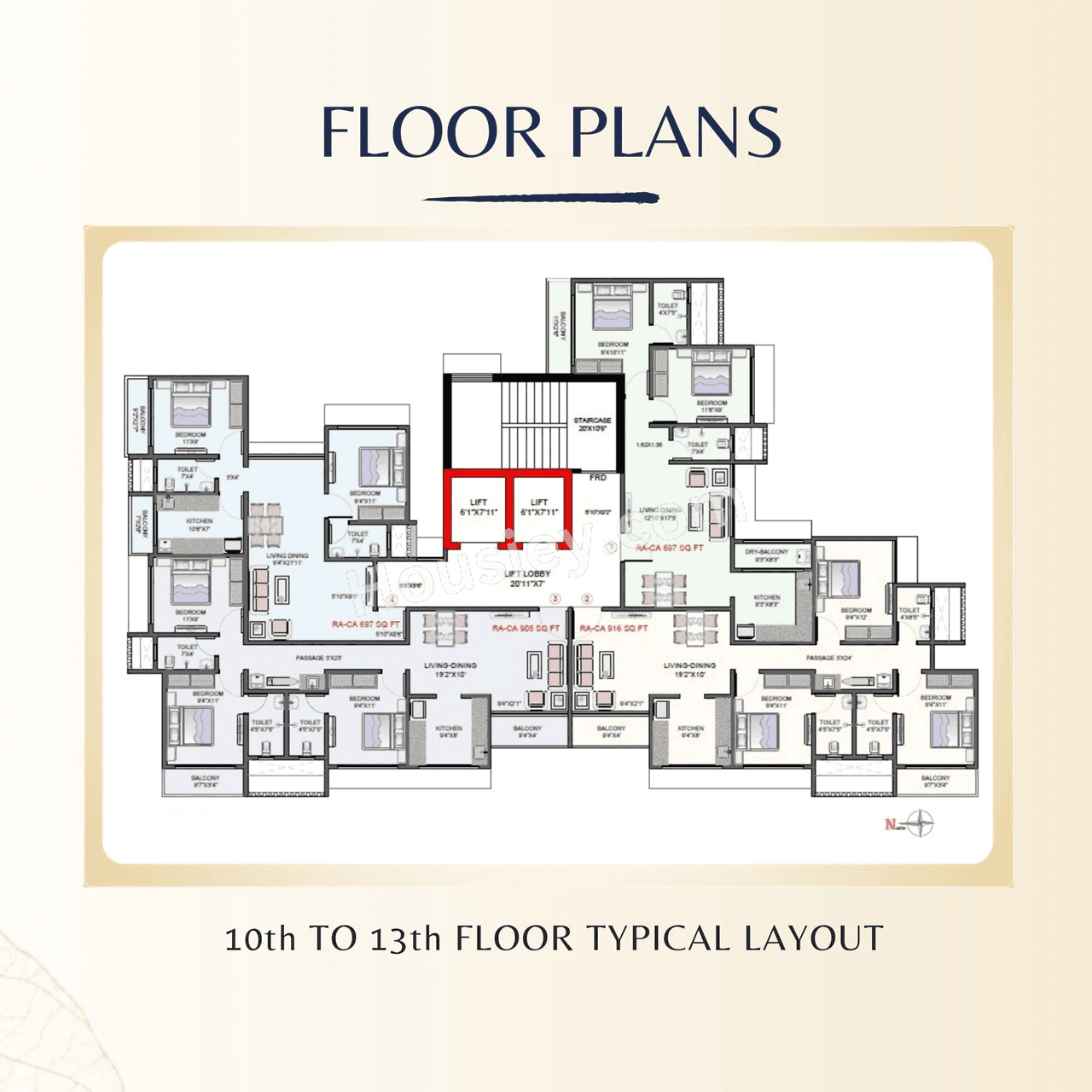 Multi Space Skylark Heights Floor plan 3