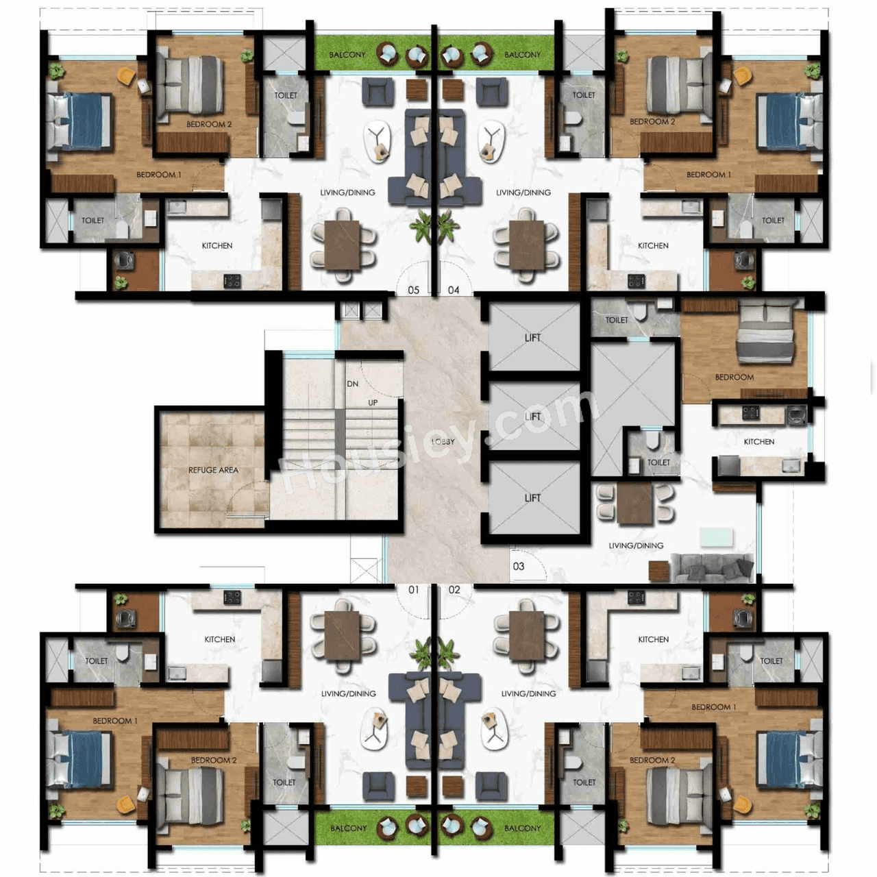Nandivardhan Parkway Floor plan 2