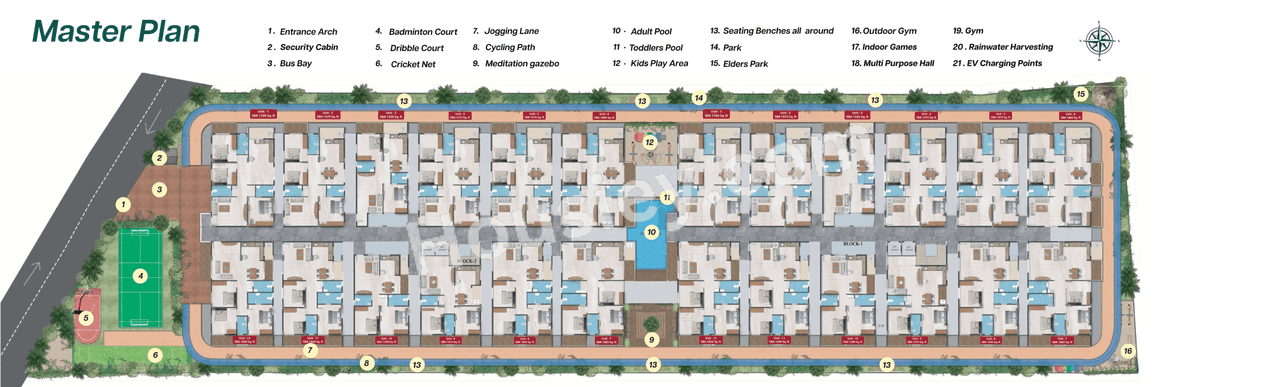 Navakruthi Garden Bay Master Plan