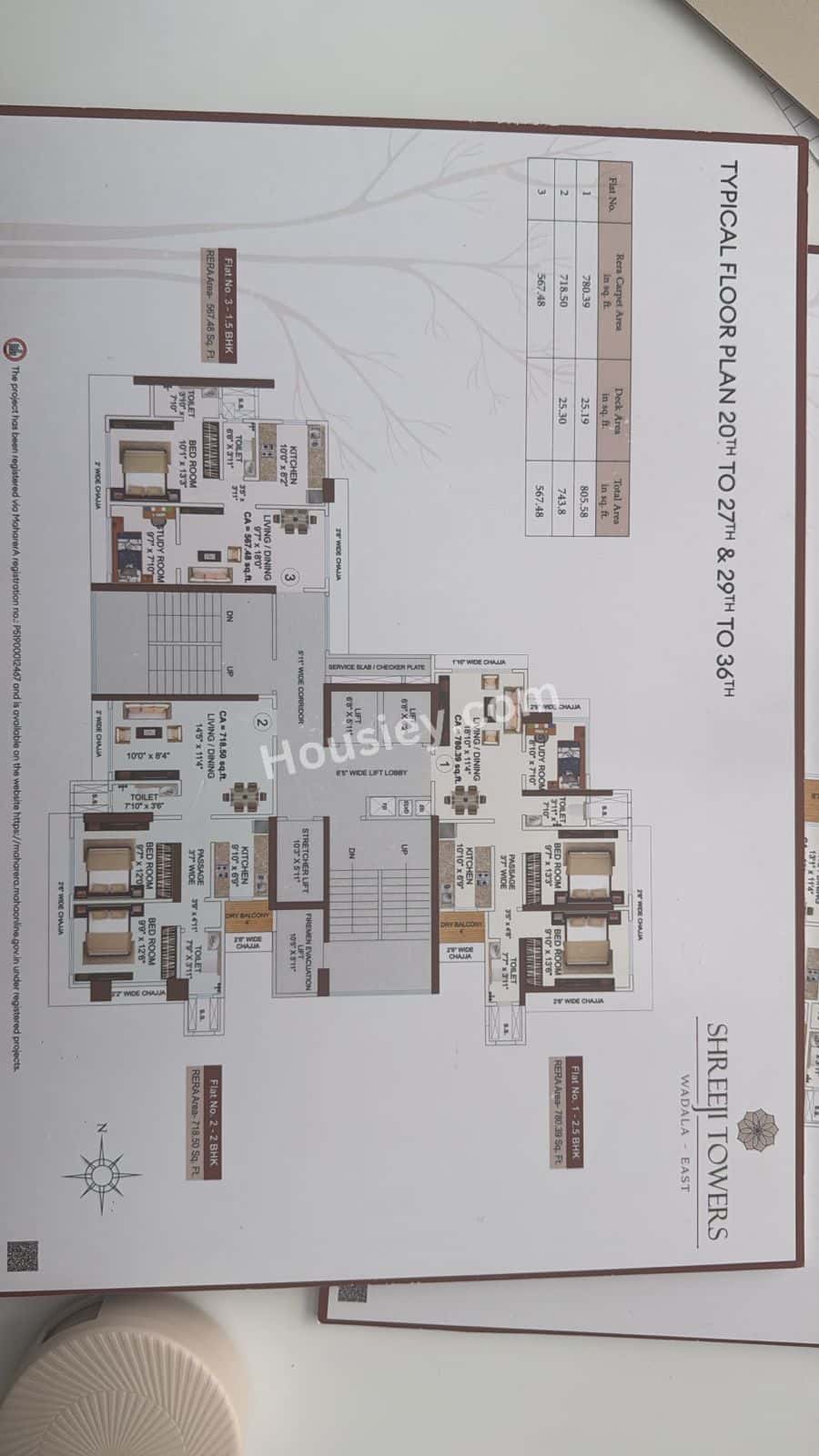 Neumec Shreeji Towers Floor Plan