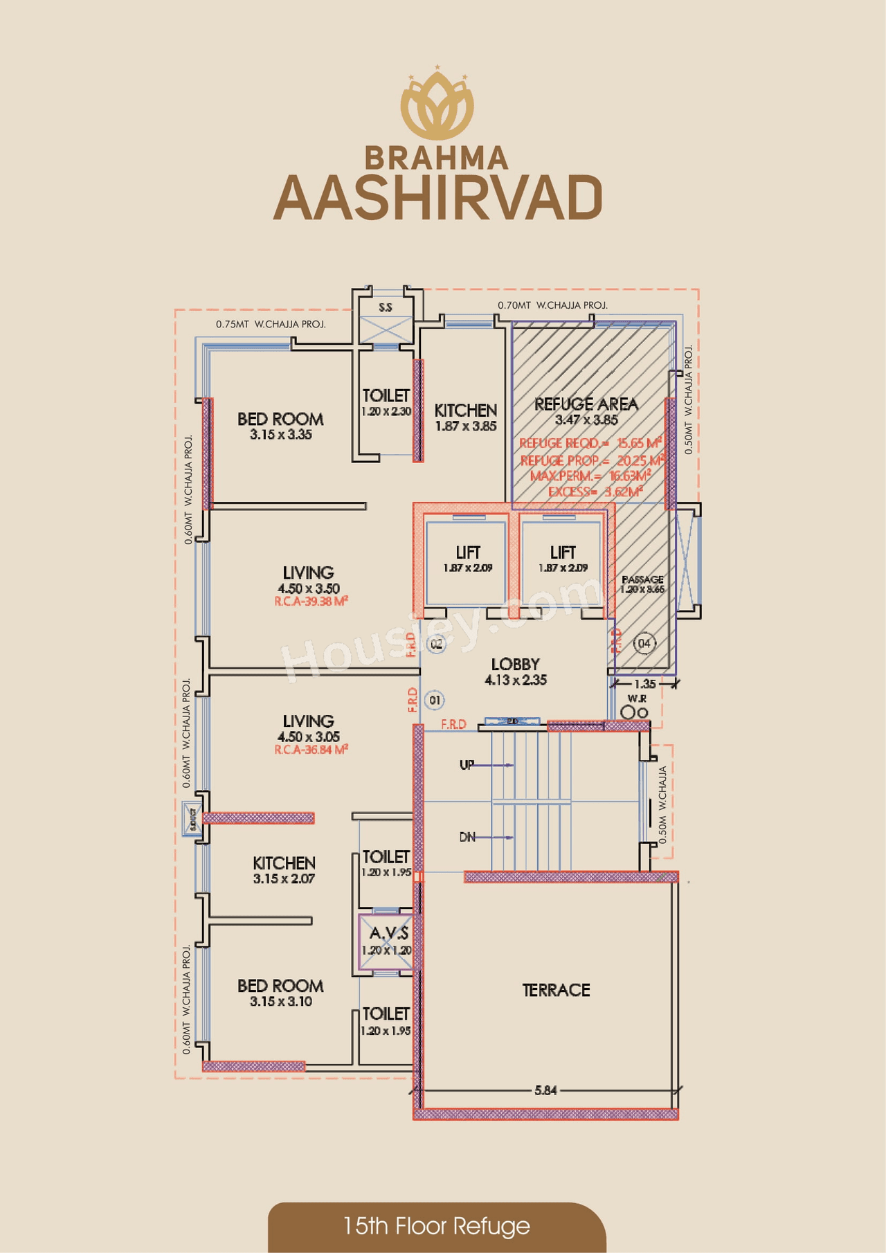 Panchnaad Brahma Ashirwad Floor plan 3