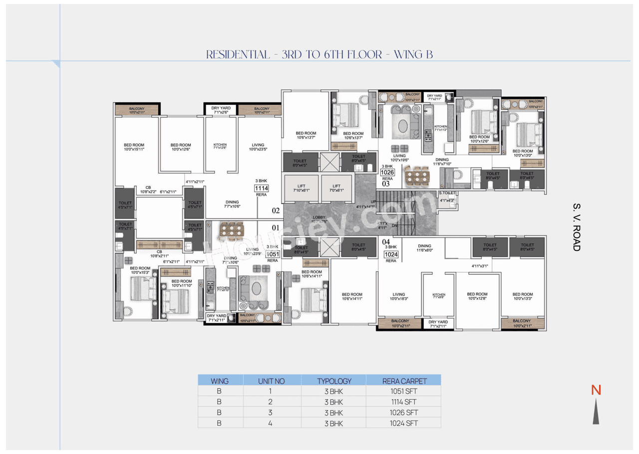 Pentagon Prerana Floor plan 2
