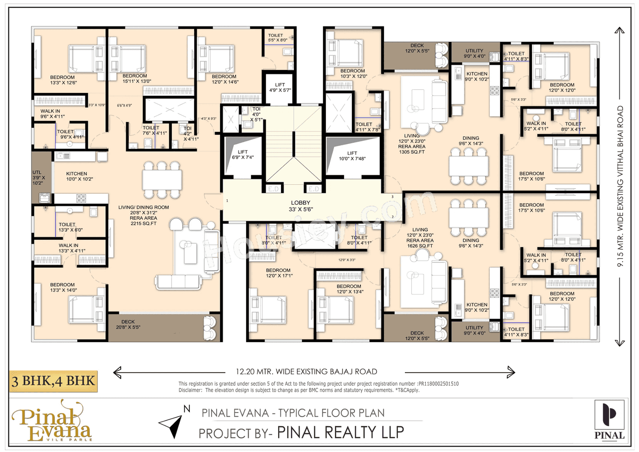 Pinal Evana Floor plan 1