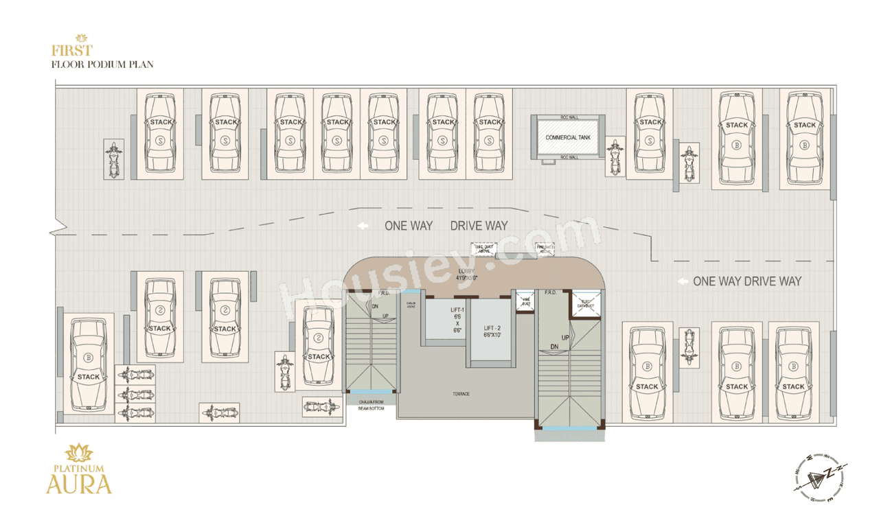 Platinum Aura Floor plan 1