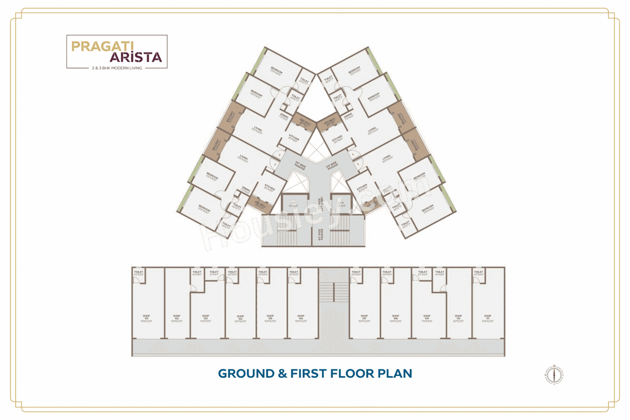 Pragati Arista Floor plan 1