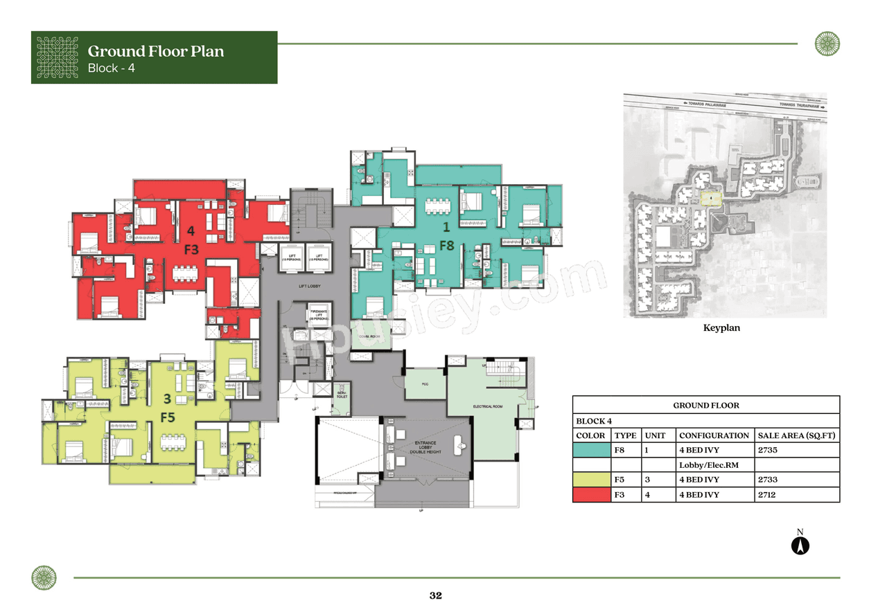 Prestige Pallavaram Gardens Floor plan 7