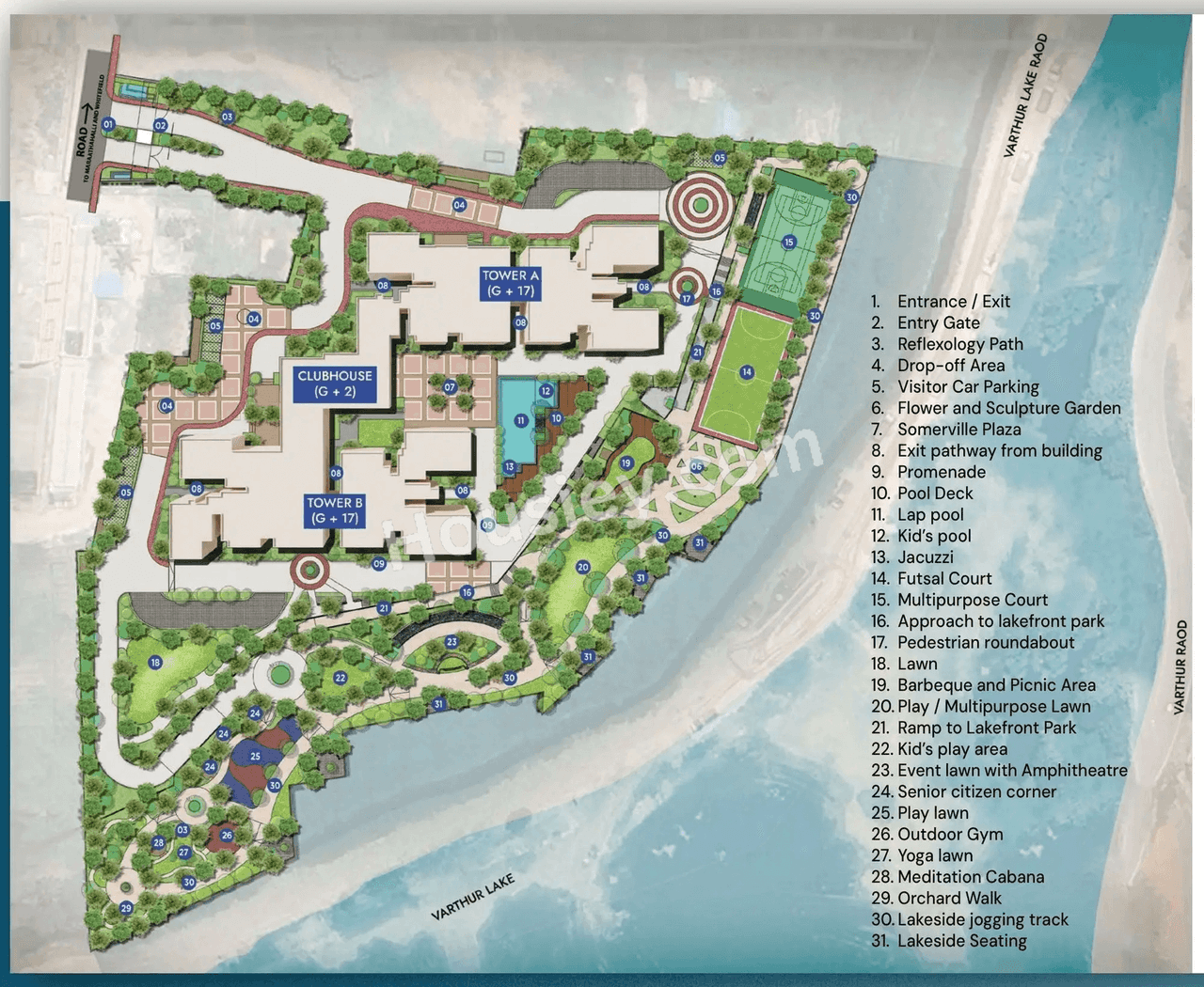 Prestige Somerville Floor plan 1
