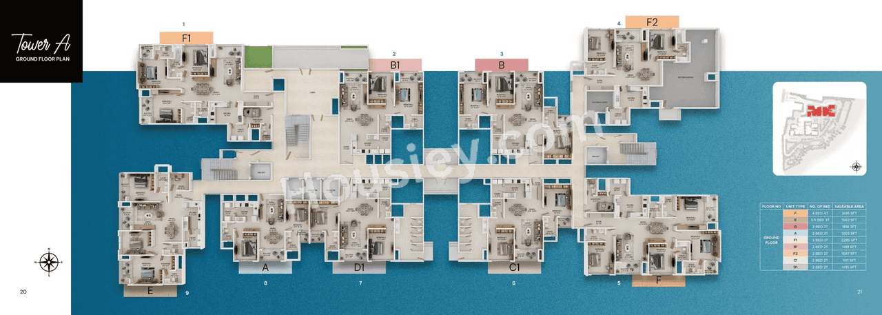 Prestige Somerville Floor plan 4