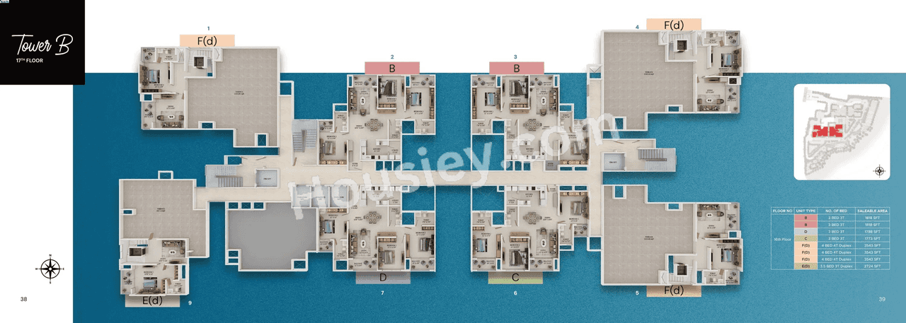 Prestige Somerville Floor plan 6