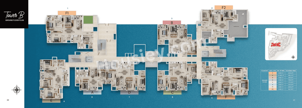 Prestige Somerville Floor plan 7
