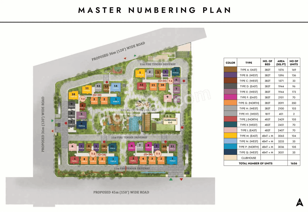 Prestige Spring Heights Rajendra Nagar Floor plan 2