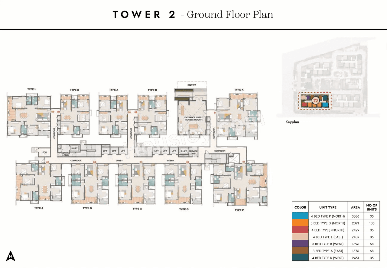 Prestige Spring Heights Rajendra Nagar Floor plan 11