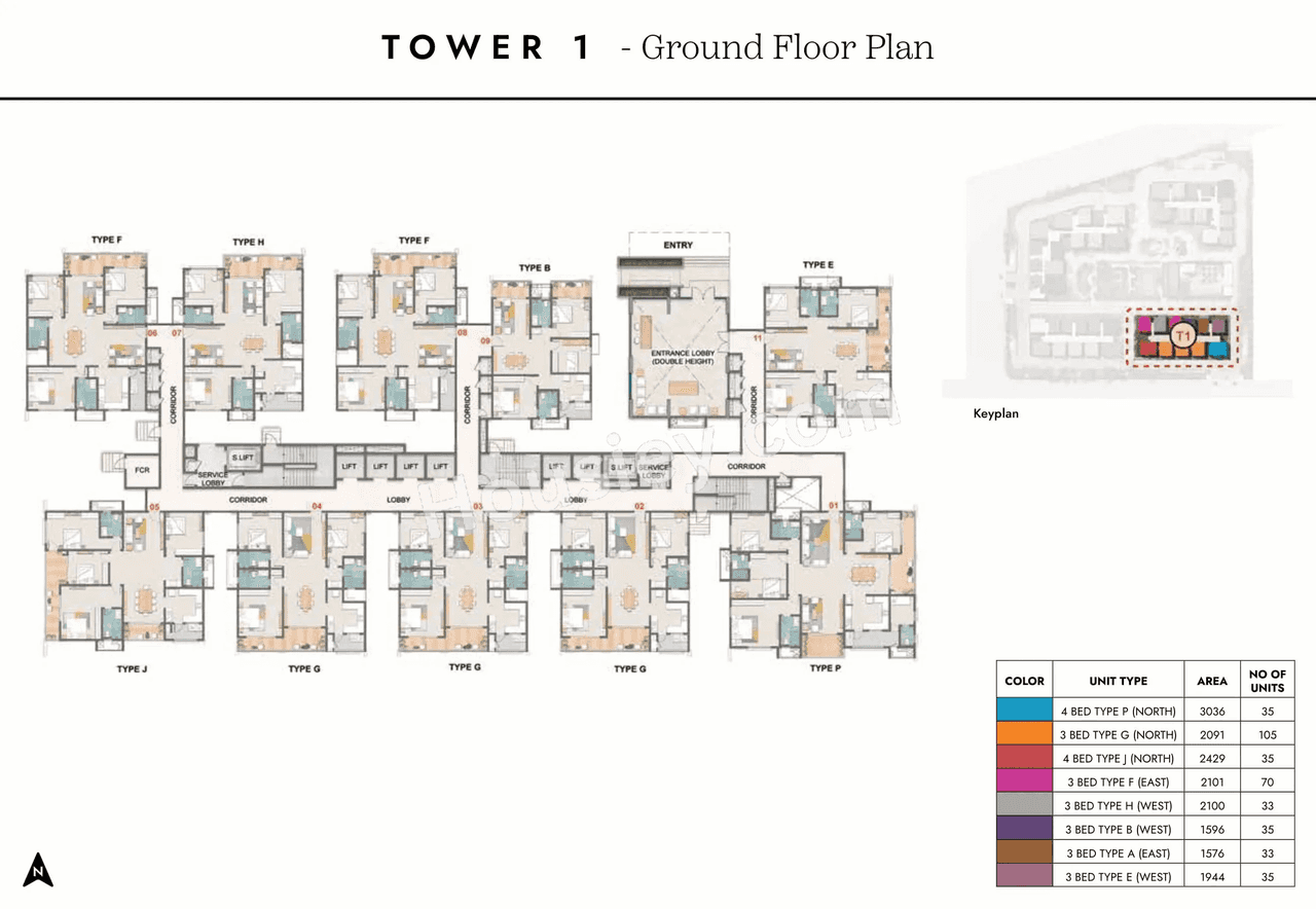 Prestige Spring Heights Rajendra Nagar Floor plan 13