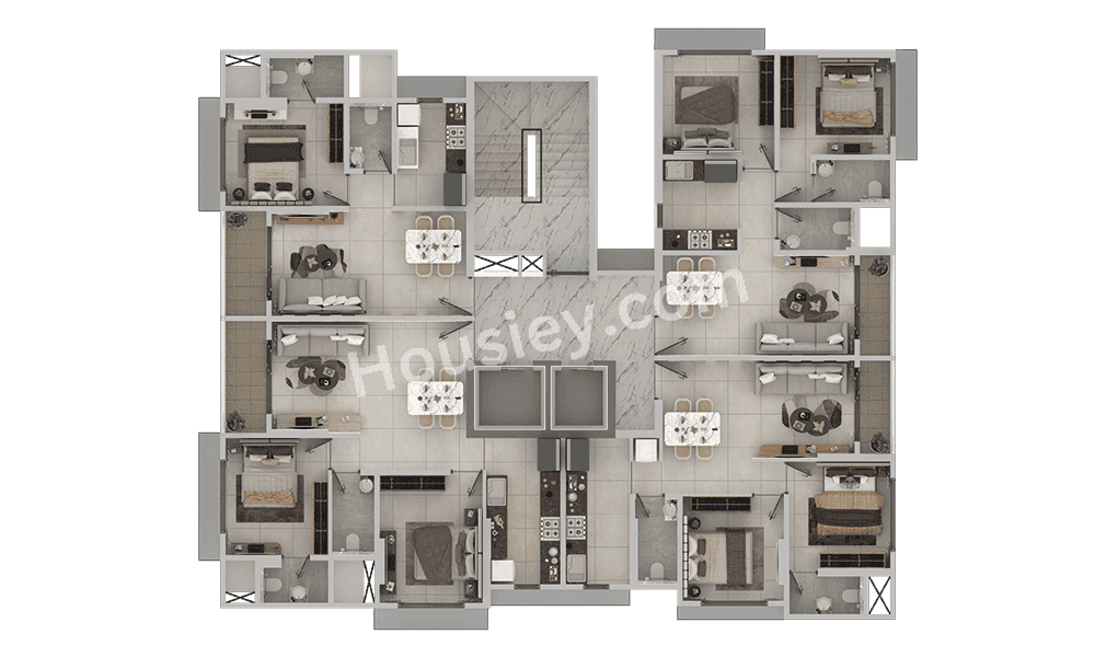 Puneet Aura Floor plan 1