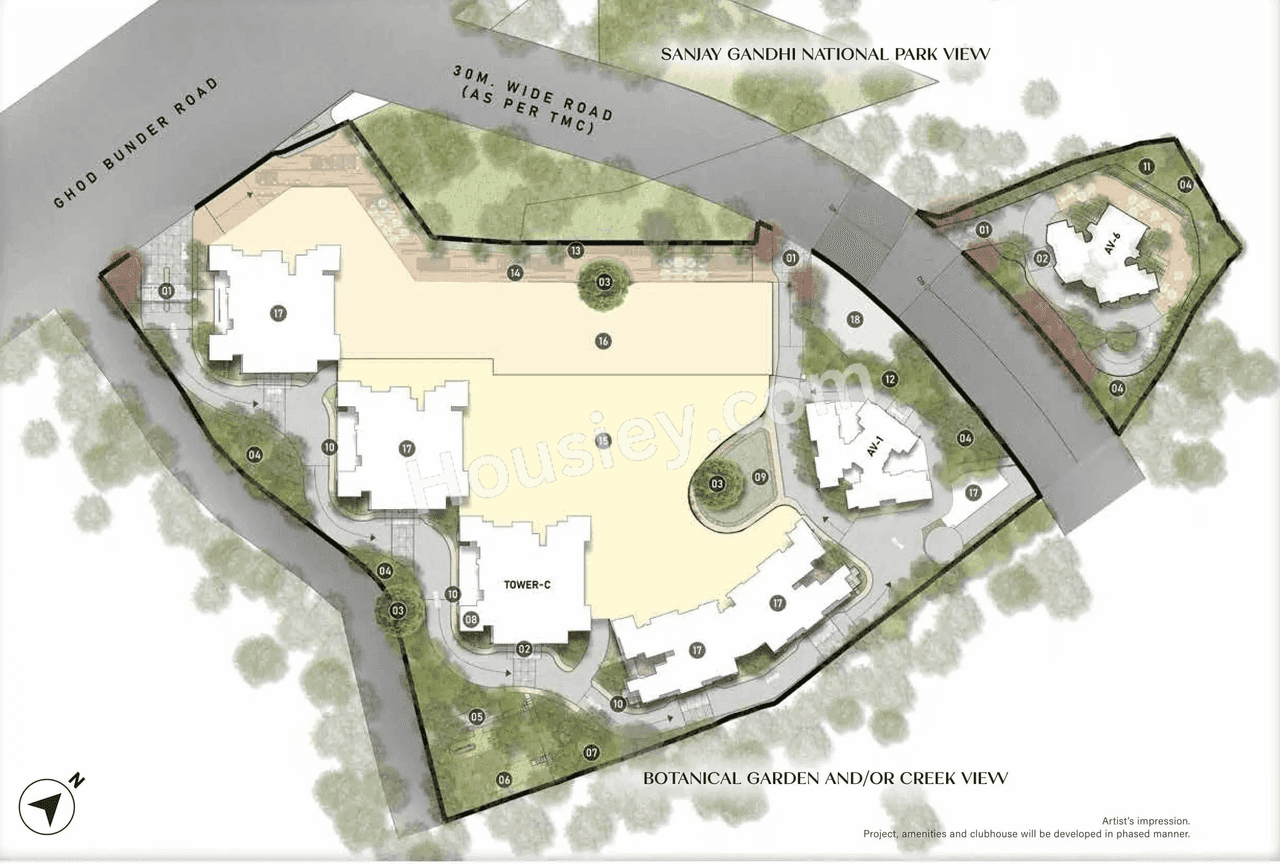 Purvankara Thane Floor plan 1