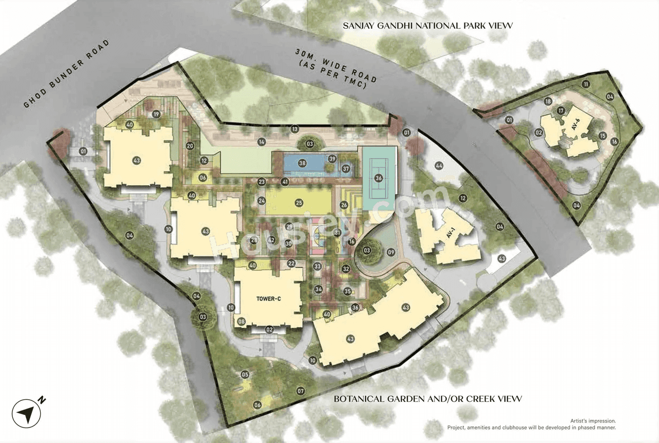 Purvankara Thane Floor plan 2