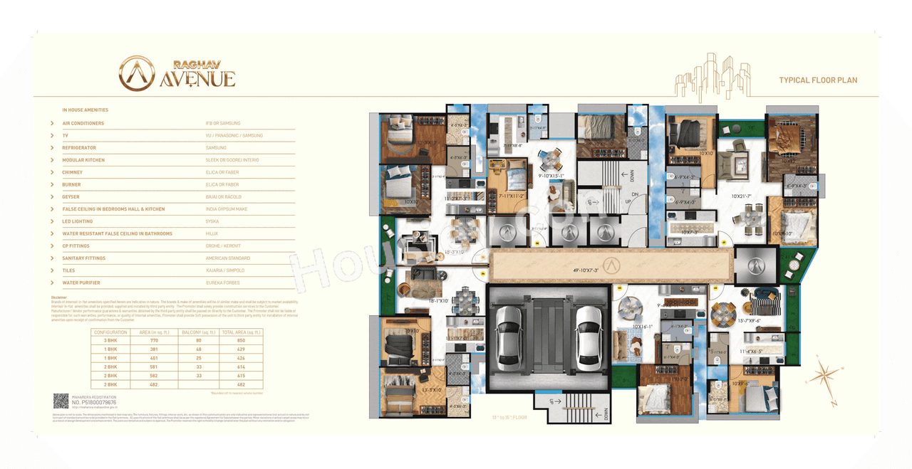 Raghav Avenue Floor Plan