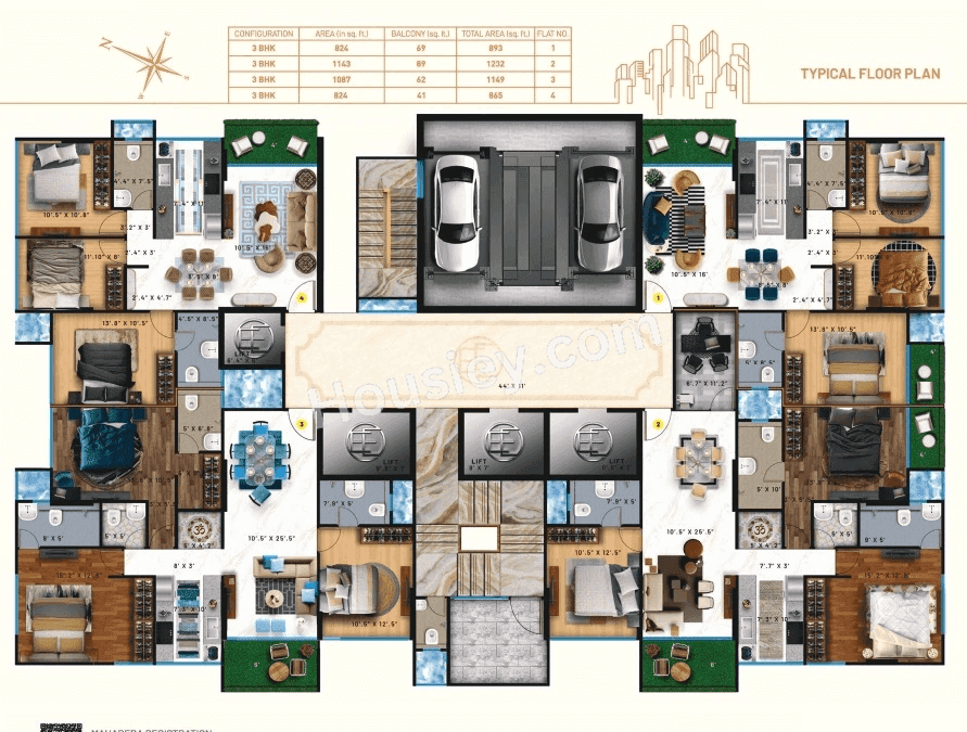 Raghav Enclave Floor Plan