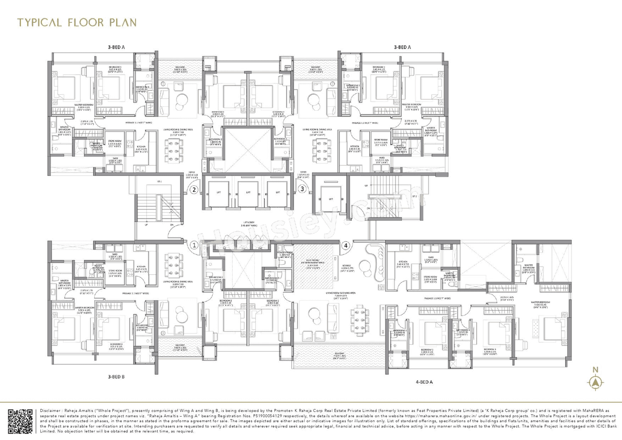 Raheja Amaltis Floor plan 2