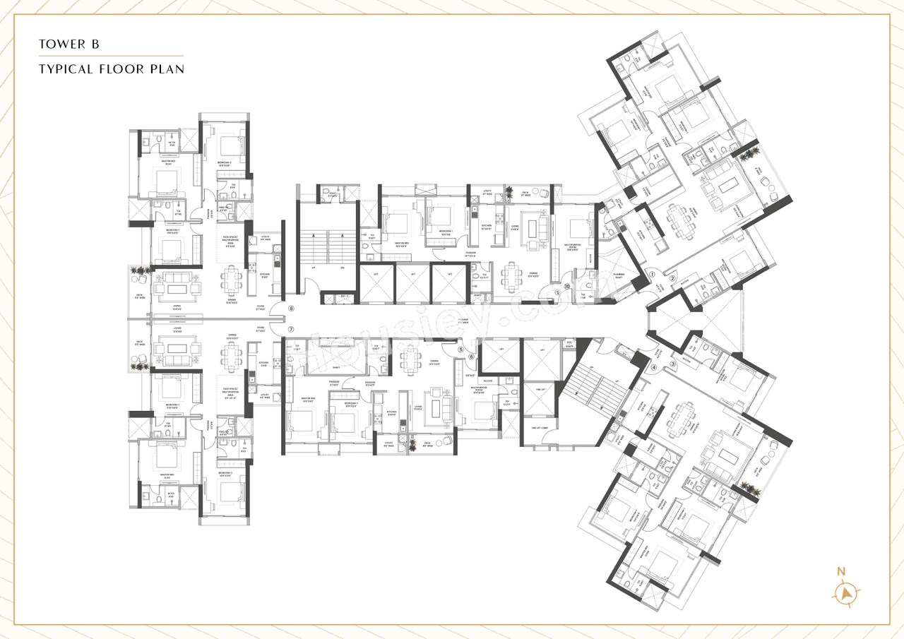 Raheja Antares Floor Plan