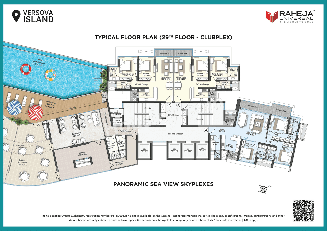 Raheja Versova Island Floor plan 7