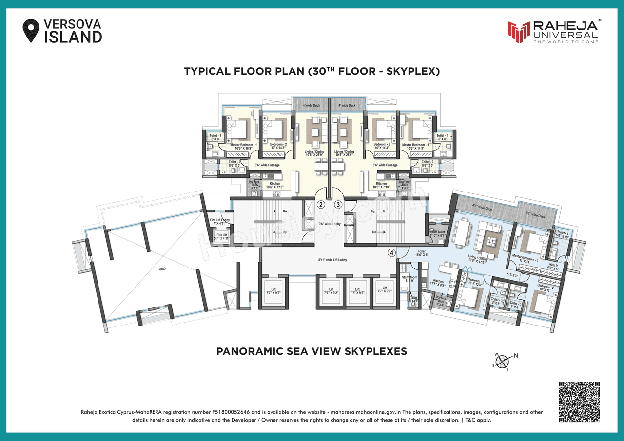 Raheja Versova Island Floor plan 8