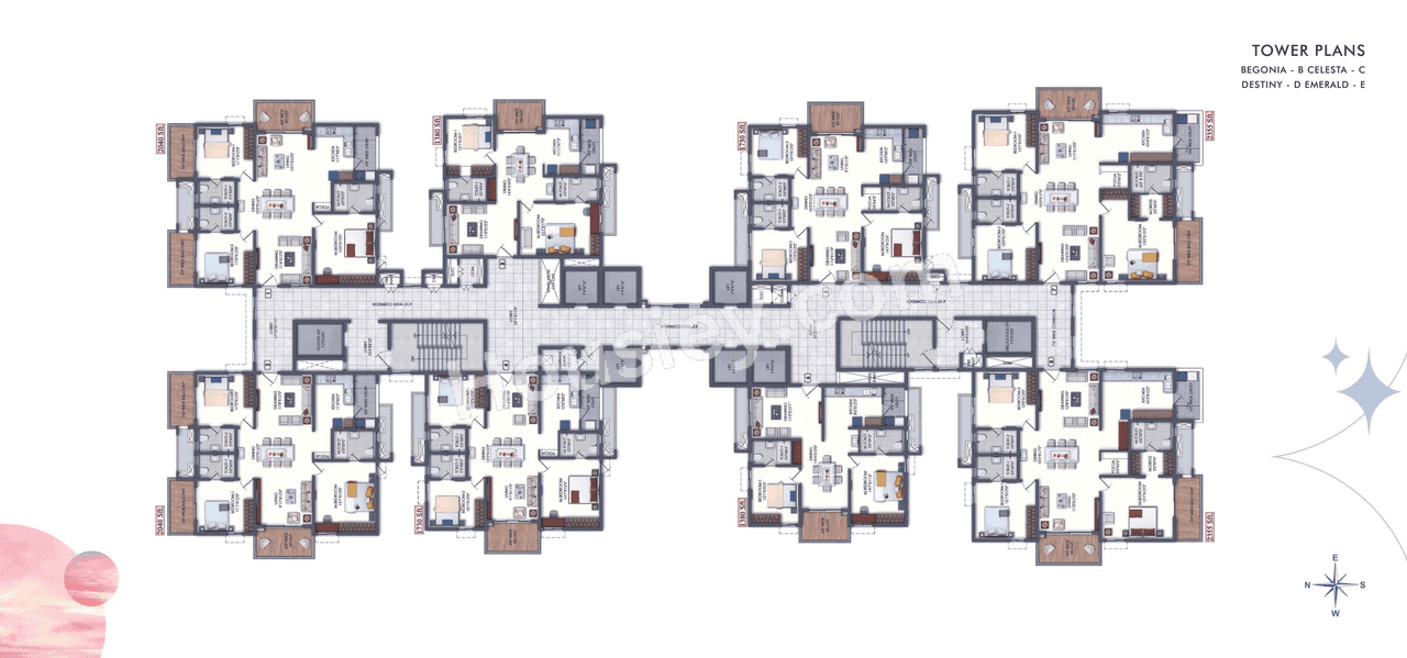 Rajapushpa Pristinia Floor plan 2