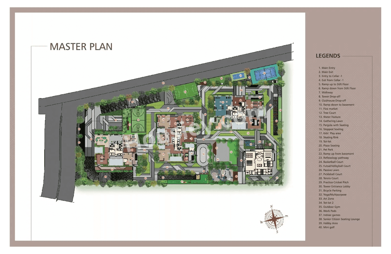 Rajapushpa Skyra Floor plan 1