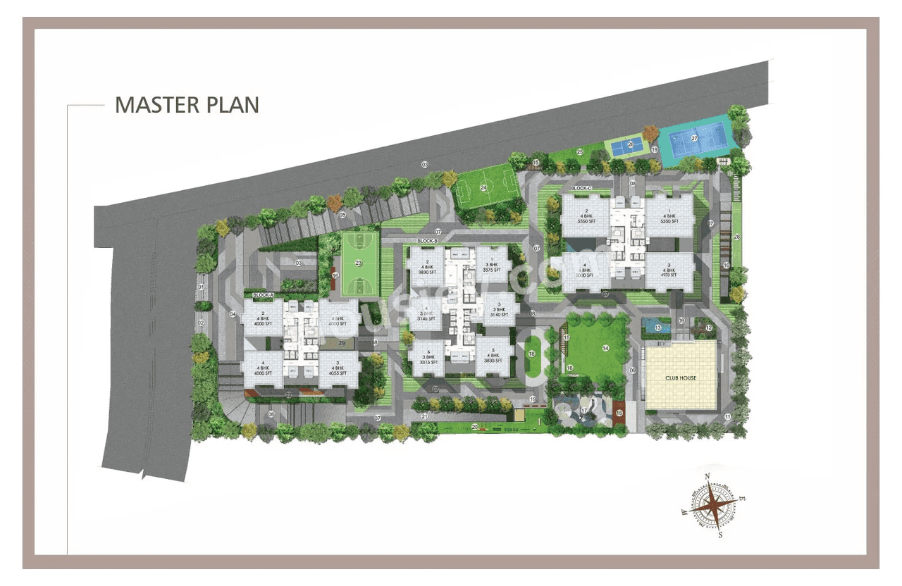 Rajapushpa Skyra Floor plan 2